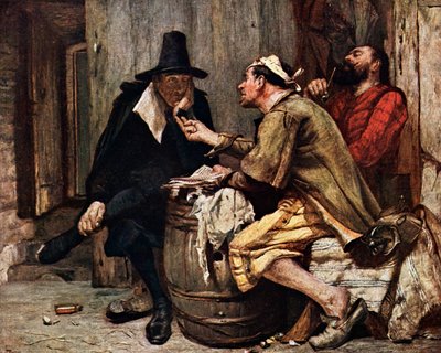 Cromwell#39;in Azizleri (renkli taşbaskı) by John (after) Pettie
