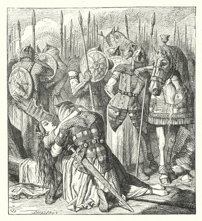 Bir Tartar Baskını (gravür) by John (after) Tenniel