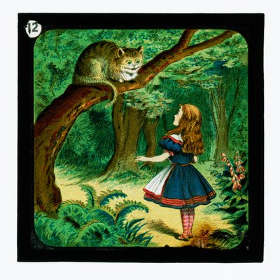 Alice Harikalar Diyarında, Renkli Fener Slaytları (fener slayt) by John (after) Tenniel