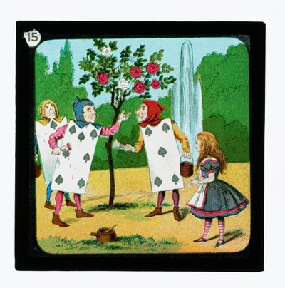 Alice Harikalar Diyarında, Renkli Fener Slaytları (fener slayt) by John (after) Tenniel
