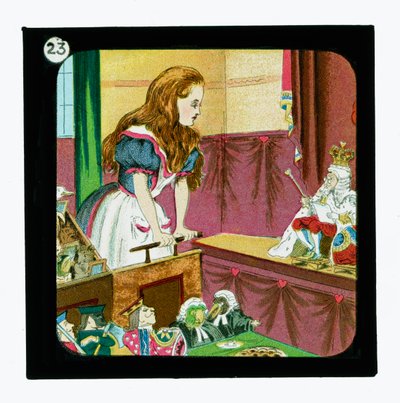Alice Harikalar Diyarında, Renkli Fener Slaytları (fener slayt) by John (after) Tenniel