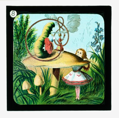 Alice Harikalar Diyarında, Renkli Fener Slaytları (fener slayt) by John (after) Tenniel