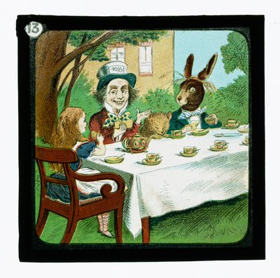 Alice Harikalar Diyarında, Renkli Fener Slaytları (fener slayt) by John (after) Tenniel