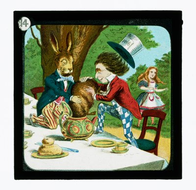 Alice Harikalar Diyarında, Renkli Fener Slaytları (fener slayt) by John (after) Tenniel
