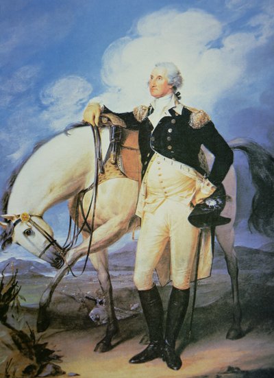 George Washington (1732-99) (renkli taş) by John (after) Trumbull