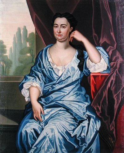 Bayan Kiliaen Van Rensselaer (Maria Van Cortlandt), c.1730 (tuval üzerine yağlı boya) by John (attr.) Watson
