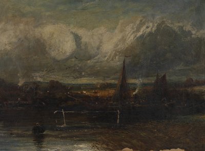 Deniz manzarası, John Constable (1776-1837) tarzında sahtecilik (tuval üzerine yağlıboya) by John (manner of) Constable