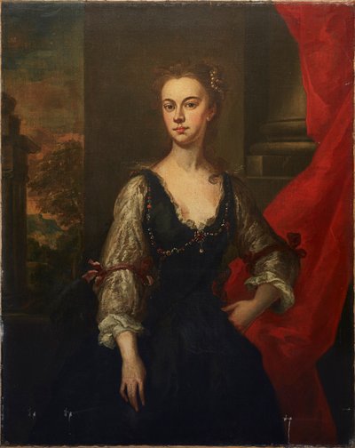 Portre Olduğu Söylenen Elizabeth, Pembroke Kontesi (1674-1739) (tuval üzerine yağlı boya) by John (studio of) Vanderbank