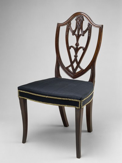Yan sandalye by John (workshop of) Townsend