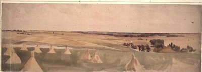 Crecy Savaş Alanı, 26 Ağustos 1346 by John Absolon