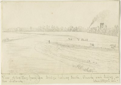 Burton-upon-Trent: kalem ve mürekkeple çizim, nd [1799-1854] (çizim) by John Allport