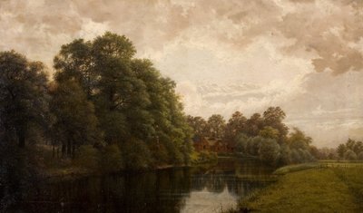 Huzurlu Bir Warwickshire Sahnesi, 1883 by John Anderson