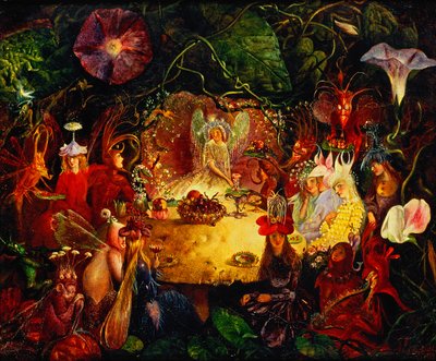 Perilerin Ziyafeti, 1859 by John Anster Fitzgerald