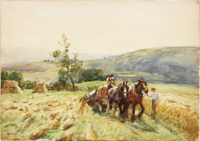 Hasat Zamanı (kart üzerinde wc) by John Atkinson