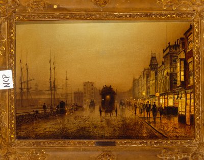 Glasgow Rıhtımları, 1892 by John Atkinson Grimshaw
