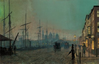 Humber Rıhtımı, 1881 by John Atkinson Grimshaw