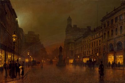 Manchester (İngiltere), by John Atkinson Grimshaw