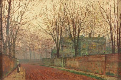 Kasım Sabahı, Knostrop Salonu, Leeds by John Atkinson Grimshaw