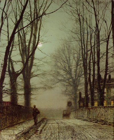 Putney Park Yolu by John Atkinson Grimshaw