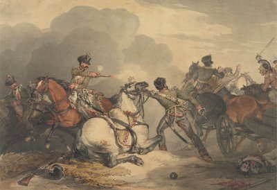 Bir Savaş Sahnesi by John Augustus Atkinson