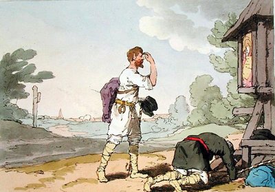 Sanatçı tarafından kazınmış Hacılar, 1804