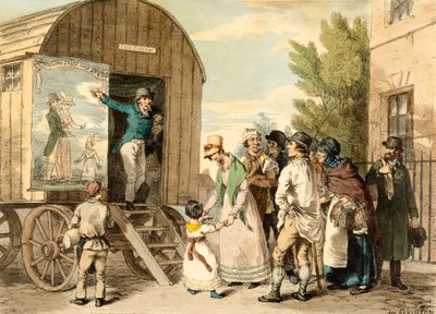 Gösteri, bar. c1821. by John Augustus Atkinson