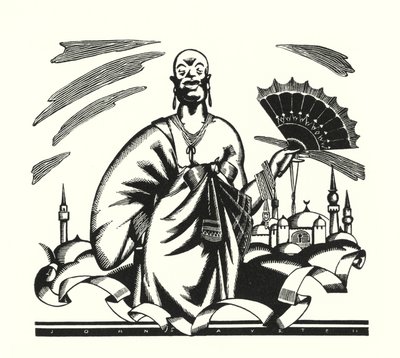 Lord Byron tarafından Don Juan için illüstrasyon (lito) by John Austen