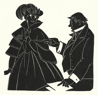 Gustave Flaubert (lito) tarafından Madame Bovary için illüstrasyon by John Austen