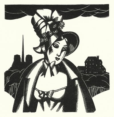 Gustave Flaubert (lito) tarafından Madame Bovary için illüstrasyon by John Austen