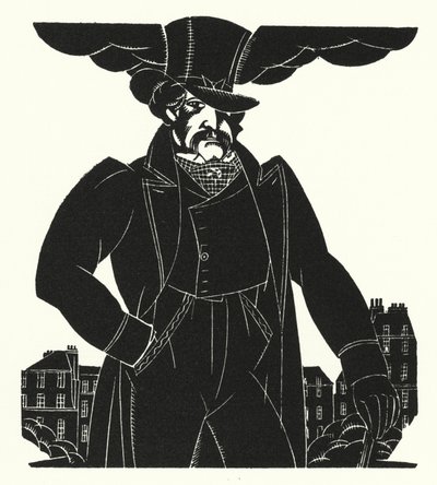 Gustave Flaubert (lito) tarafından Madame Bovary için illüstrasyon by John Austen