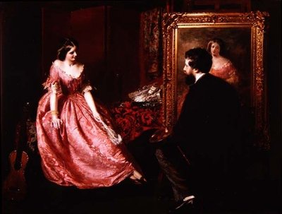 Sanatçı ve modeli by John Ballantyne