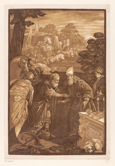 İbrahim ve Melçizedek Venedikli ustaların eserleri (dizi adı) Opera seçici (dizi başlığı) by John Baptist Jackson