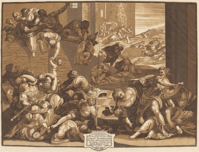 Masumların Katliamı by John Baptist Jackson, after Jacopo Tintoretto