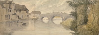Hythe Köprüsü, Oxford, 1789 by John Baptist Malchair