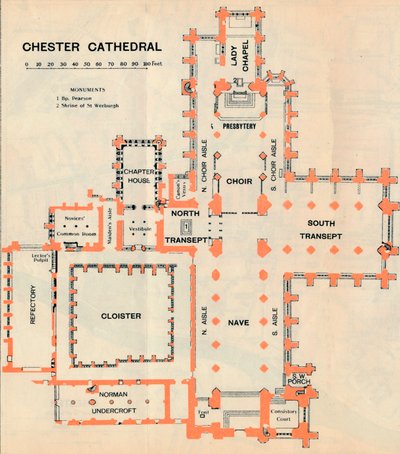 Chester Katedrali, c20th Century by John Bartholomew