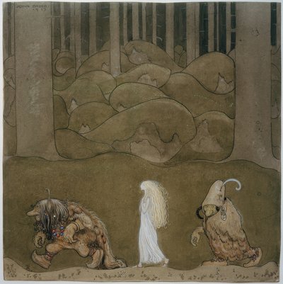 Prenses ve troller by John Bauer