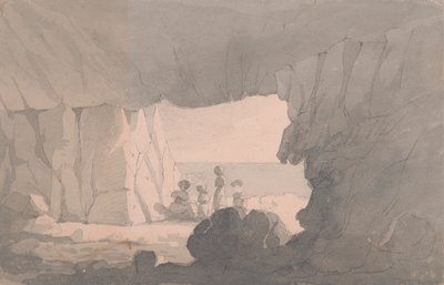 Tilly Kapris Mağarası, Dorset by John Baverstock Knight