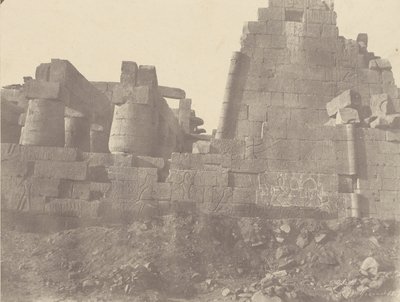 Karnac, Hipostil Salonu, Kuzey Duvarı, Dış Cephe, N ° 1 bis by John Beasly Greene