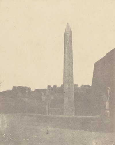 Louqsor, Dikilitaş (Batı Yakası) by John Beasly Greene