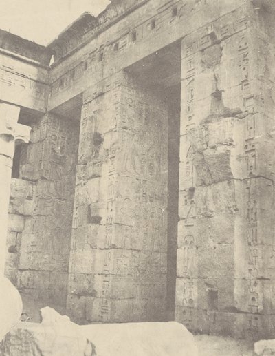Medinet Habu, 2. Ramses Sarayı, Doğu Yakası by John Beasly Greene