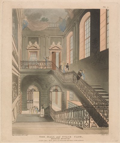 Salon ve Merdiven Örneği, British Museum by John Bluck