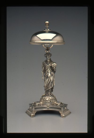 Akşam yemeği zili, c.1860-70 (gümüş) by John Bogert