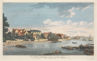 Erith'ten Bir Görünüm, Thames'e Bakmak by John Boydell