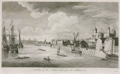 Thames Nehri üzerinde çekilen Londra Kulesi