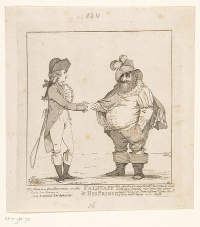 Fox ve Galler Prensi, 1783 Falstaff ve Prensi (nesnedeki başlık) by John Boyne