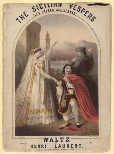 Sicilyalı Vespers. Vals, Henri Laurent by John Brandard