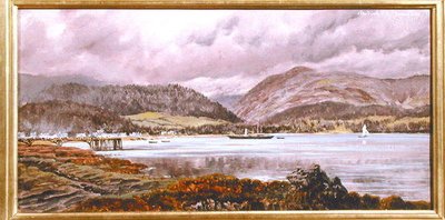 Brodick İskelesi, 20 Ağustos 1886 (tuval üzerine yağlı boya) by John Brett