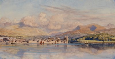 Caernarvon, 1875. by John Brett