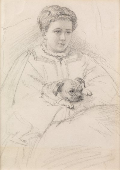 Georgina Weldon (kalem) by John Brett