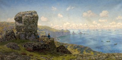 Altın Beklentiler, St Catherines Kuyusu, Lands End, Cornwall, 1881 by John Brett